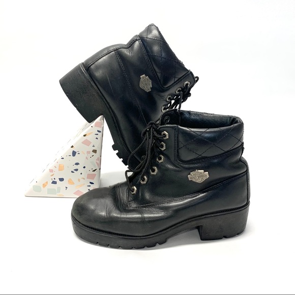 Harley-Davidson Shoes - Harley-Davidson Cruise Control Black Boots Size 8
